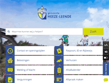 Tablet Screenshot of heeze-leende.nl